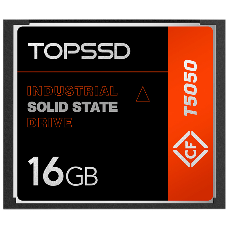 TOPSSD天硕 T5050系列 SLC工业级CF卡 16G 工业CF卡 工控用CF卡闪存卡 电子硬盘 军工品质匠心之选示例图1
