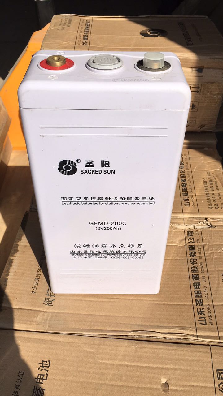 圣阳蓄电池GFM-200C 圣阳蓄电池2V200AH 直流屏专用蓄电池 圣阳蓄电池示例图2