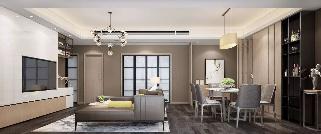 130�O现代简约居室装修效果图，让空间实现了自己最大的价值！