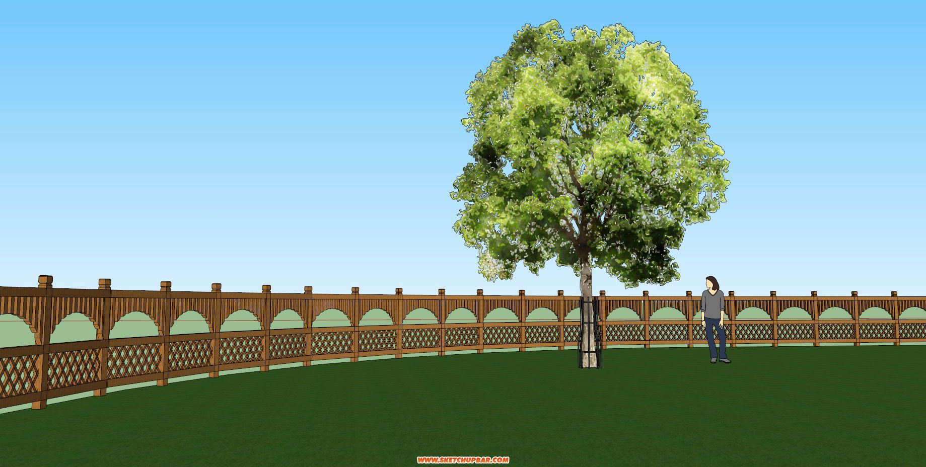 户木栏杆 碳化木栅栏围墙围栏篱笆墙 实木隔断 园林绿化防护栏示例图18