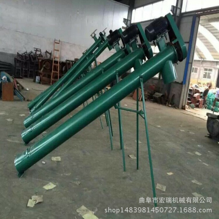 管式螺旋输送机螺旋蛟龙提升机，上海粉体上料机生产厂家示例图4