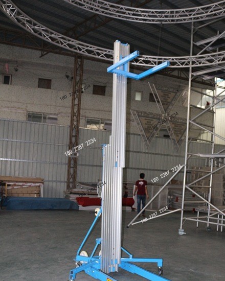 广州布展移动物料提升降台CE认证手动手摇式升降机LGA展览搭建用示例图3