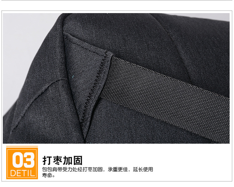 易贝背包定制新款商务礼品包韩版双肩包加印logo书包工厂直销示例图24