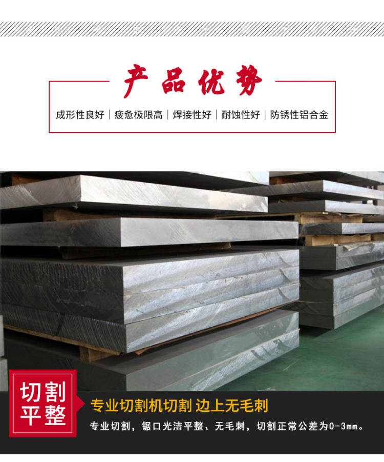 国标6A02-T6铝板 光面环保铝板 6A02-T6耐腐蚀铝板示例图3