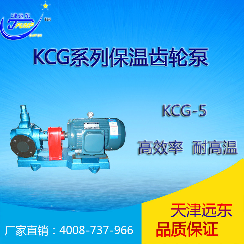 天津远东 KCG系列齿轮泵 KCG-5 渣油泵 渣油输送泵 齿轮油泵示例图1