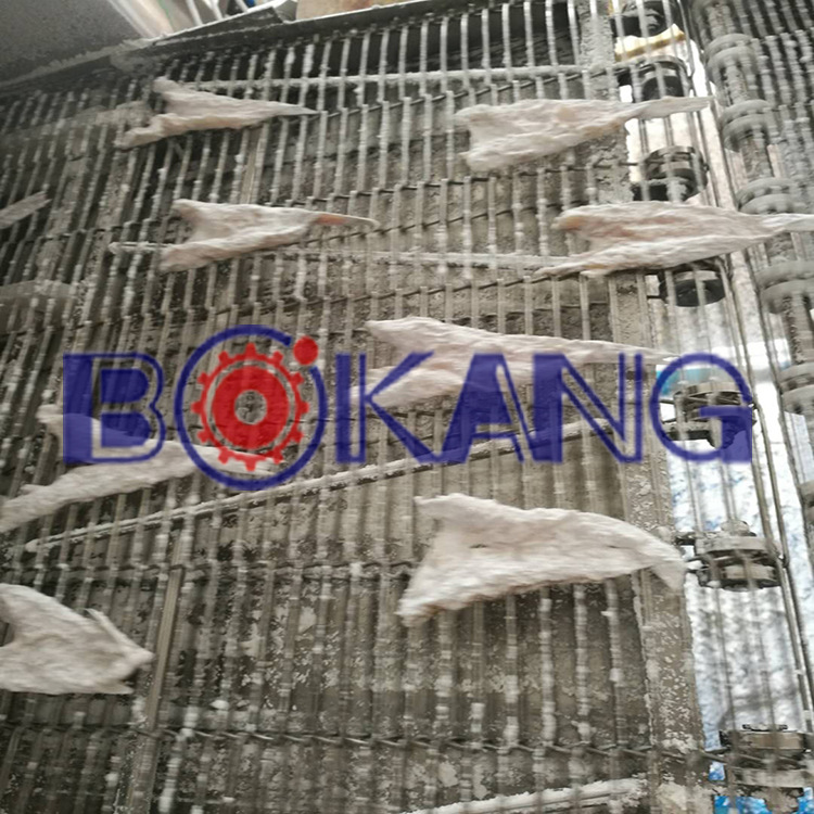 博康提供鳕鱼块挂浆前打底粉设备 虾虎鱼、冰鱼、马哈鱼预上粉机示例图10