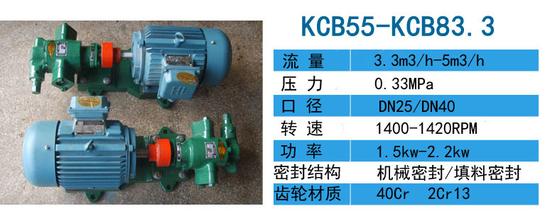 KCB-633不锈钢齿轮泵在生产食用油公司输送棕榈油泵示例图2
