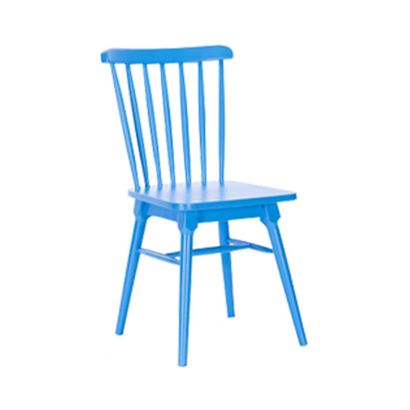 定制北欧设计师椅咖啡厅创意温莎椅西餐厅奶茶店靠背椅时尚餐椅子示例图7