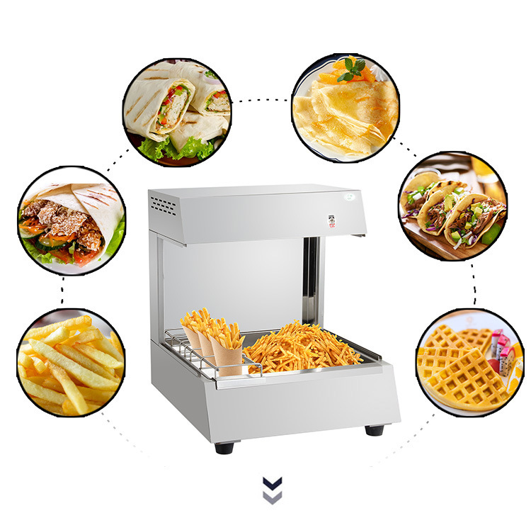 英迪尔台式薯条保温柜商用炊事西餐店设备不锈钢加厚智能保温柜示例图7