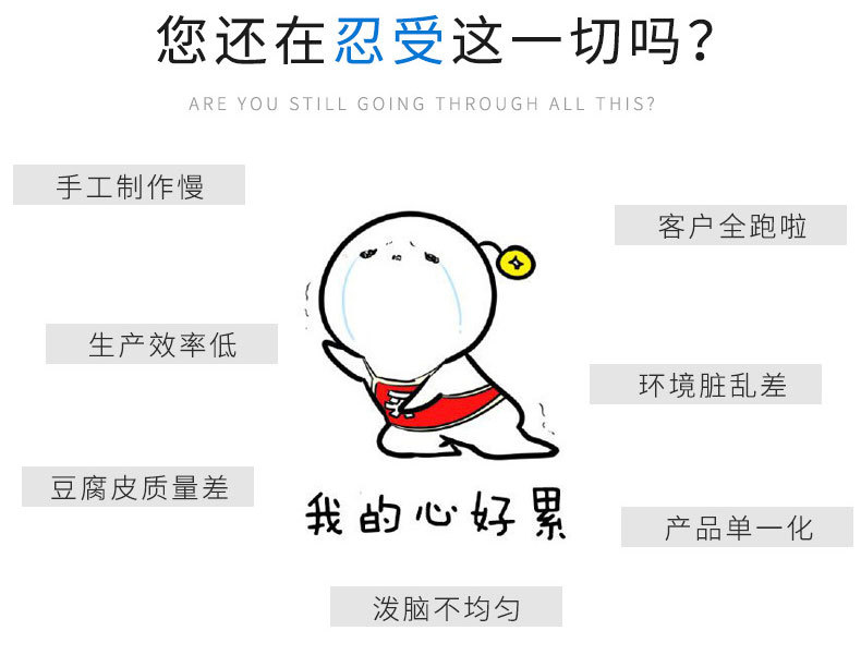 家庭作坊自动豆腐皮机 仿手工豆腐皮机 厚薄可调全自动豆腐皮机器示例图1