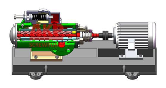 SNH940R42U12.1W23三螺杆泵用作重油输送泵-远东泵业示例图4