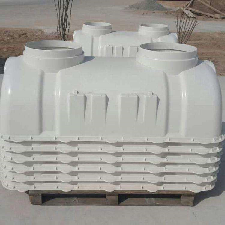 玻璃钢化粪池  农村旱厕改造2.5立方三格模压化粪池玻璃钢 隔油池示例图5