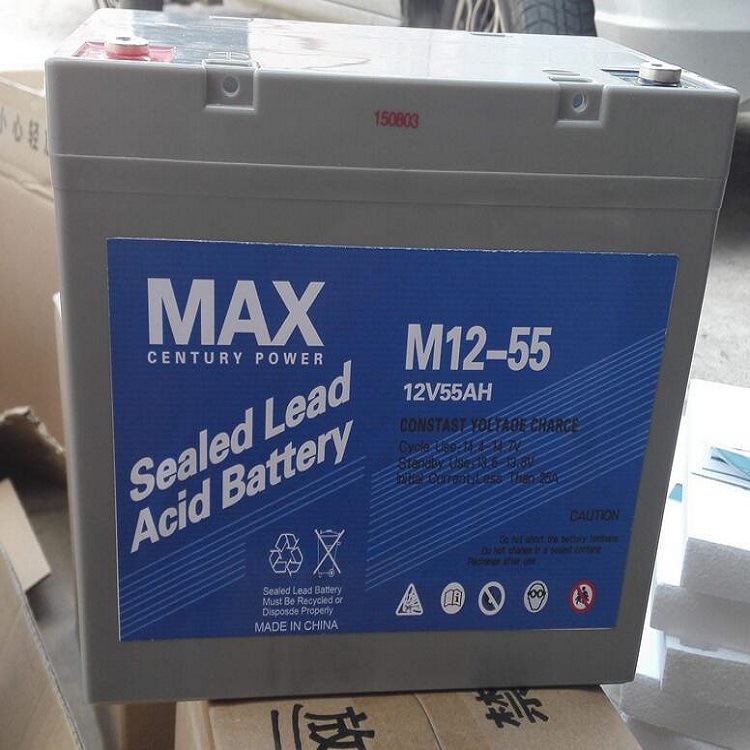 MAX蓄电池M12-7 直流屏配电柜12V7AH UPS/EPS应急电源机房专用蓄电池示例图2