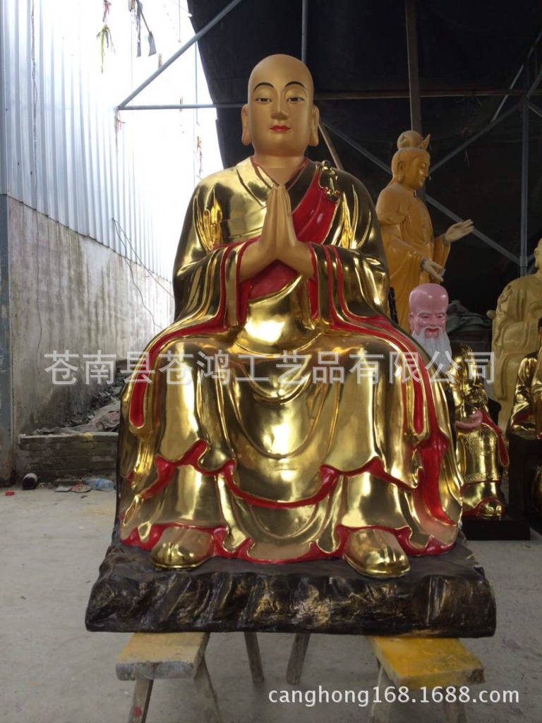浙江温州铸造厂家定做大型铜佛像 观音菩萨铜像 送子观音铜像示例图17