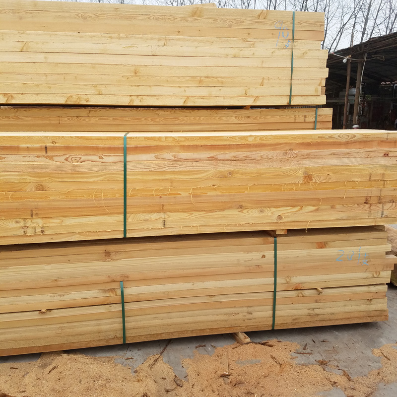 上海木材厂家销售落叶松板材 常规木方 定制各种规格示例图4