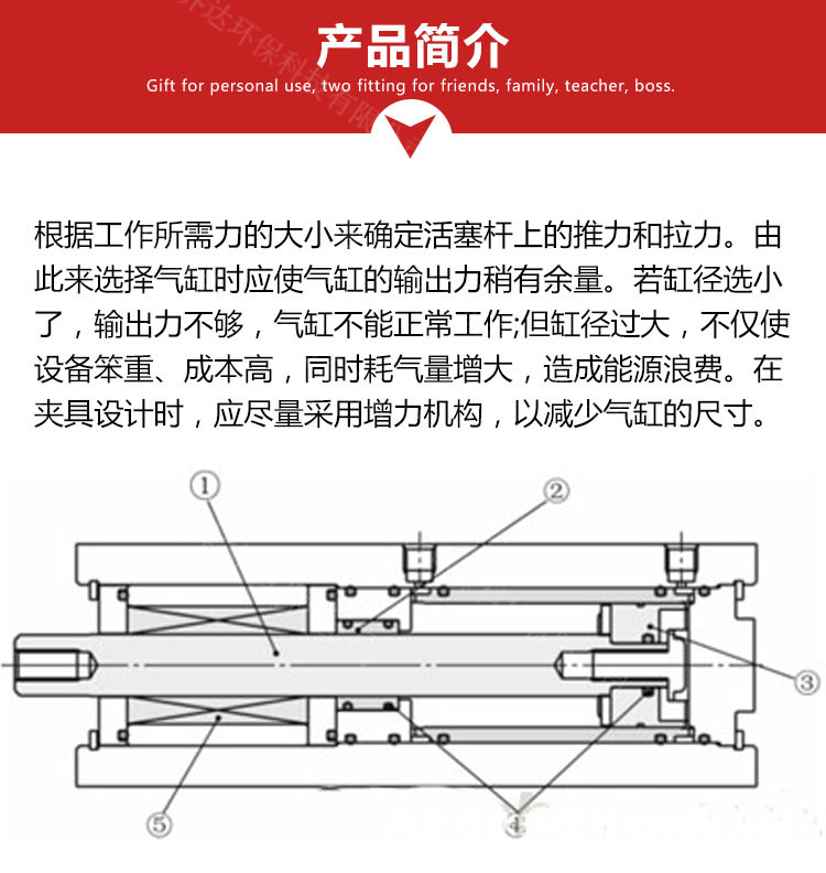厂家生产除尘器气缸SC63*250种类齐全价格优惠示例图3
