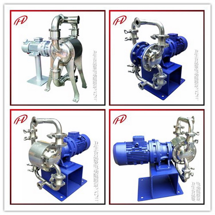 厂家供应卫生级电动隔膜泵食品级电动隔膜泵食品级DBY电动隔膜泵示例图6