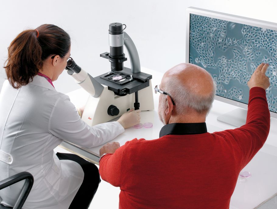 徕卡DMi1倒置显微镜 徕卡倒置生物显微镜 重庆细胞显微镜示例图4