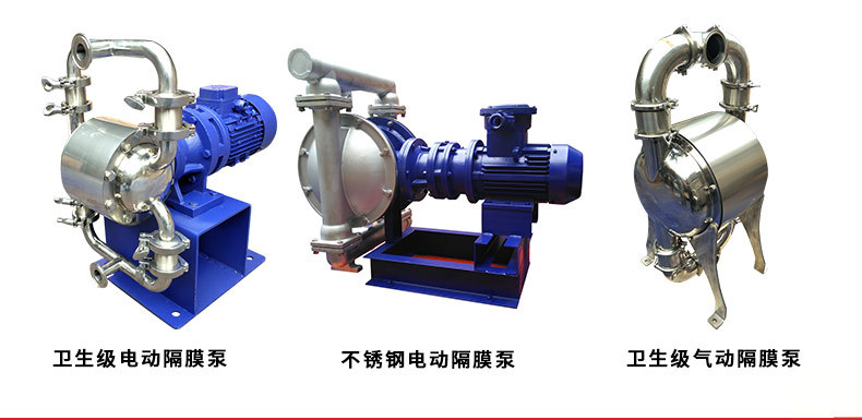 厂家供应卫生级电动隔膜泵食品级电动隔膜泵食品级DBY电动隔膜泵示例图2