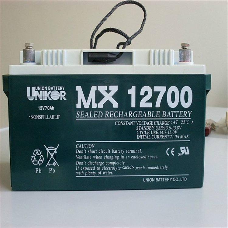 韩国UNION友联铅酸蓄电池MX12070消防医疗煤矿精密仪器12V7AH足容量示例图4