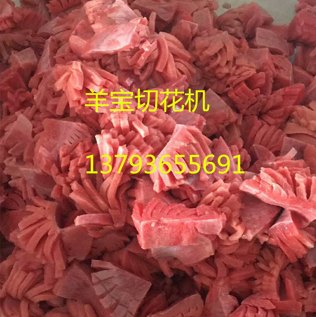 鲜肉切条机鲜肉切块机 猪肠切丝机器示例图2