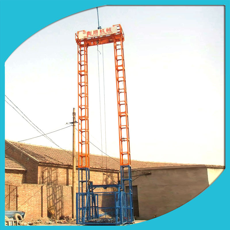 建筑工地提升物料用建筑施工升降机SSE150双笼物料施工升降机示例图4