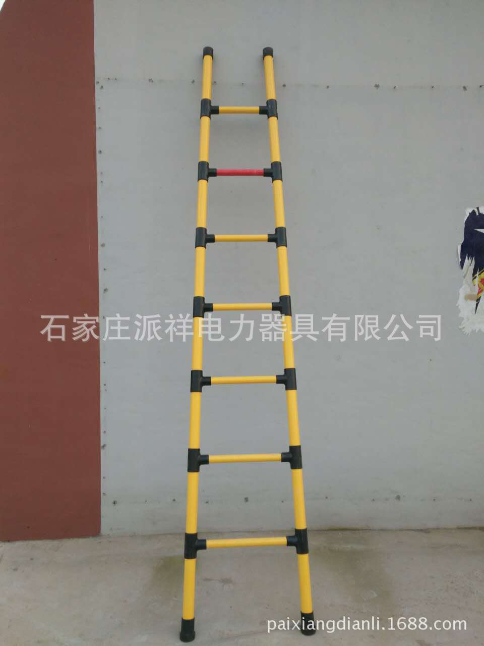 河北派祥绝缘梯3米圆管绝缘单梯承重150公斤耐压220KV示例图1
