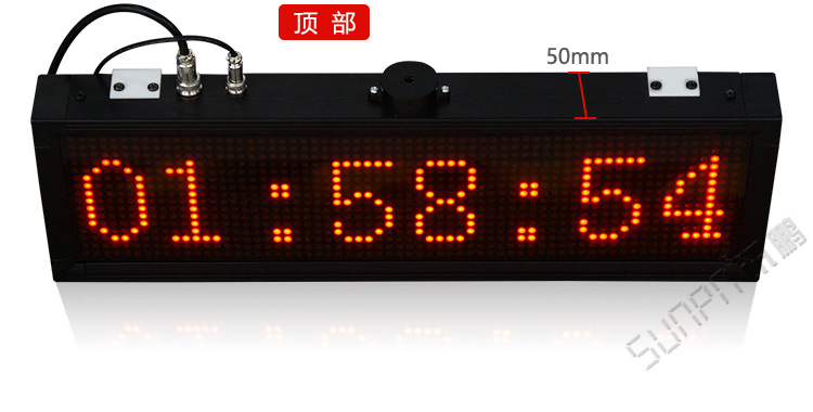 SUNPN讯鹏定制LED温湿度时间显示屏温度湿度监控报警提示电子看板示例图5