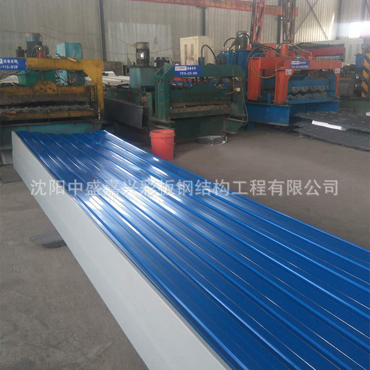 900型彩钢板 YX15-225-900彩钢板 压型钢板生产厂家批发价格示例图15