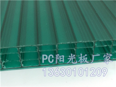 防雾滴阳光板_6-20mm透明蓝色绿色阳光板示例图4