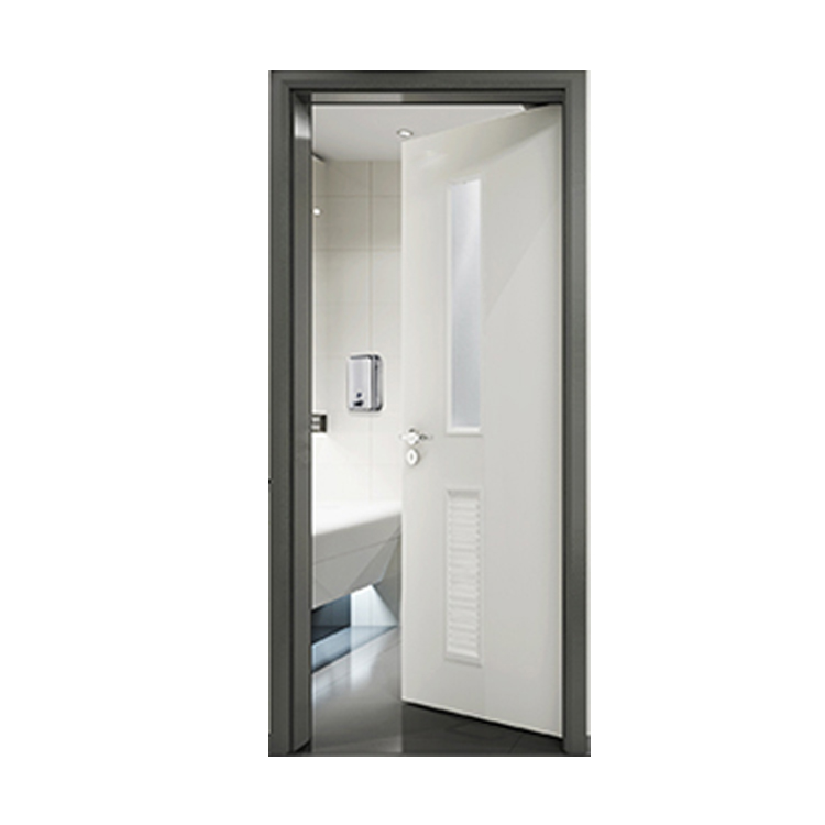 定制钢制防潮卫生间门厕所门 卫浴门家装门 钢化玻璃门窗森森供应示例图2