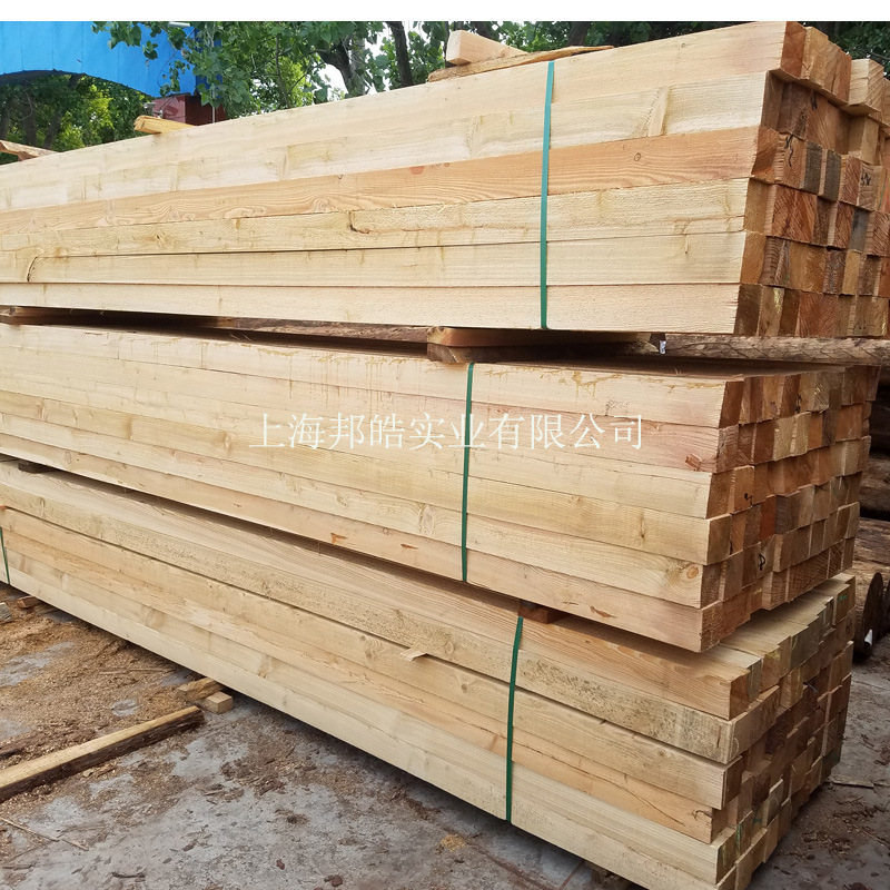 木材厂家落叶松100*100木方 枕木 可定尺加工各种规格示例图6