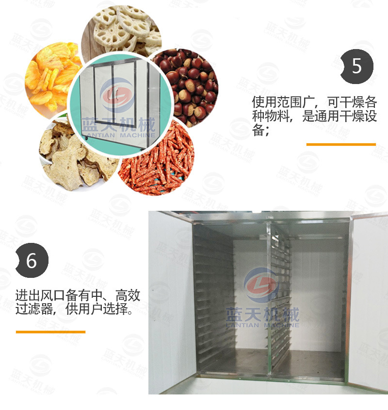 小型水果烘干箱 家用水果脱水烘干机 商用水果烘干机 水果烘干房示例图8
