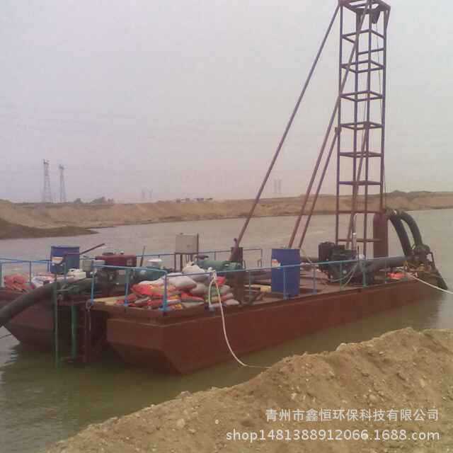 钻探式抽沙船   射吸式抽沙船   青州钻探船  山东射吸船示例图2