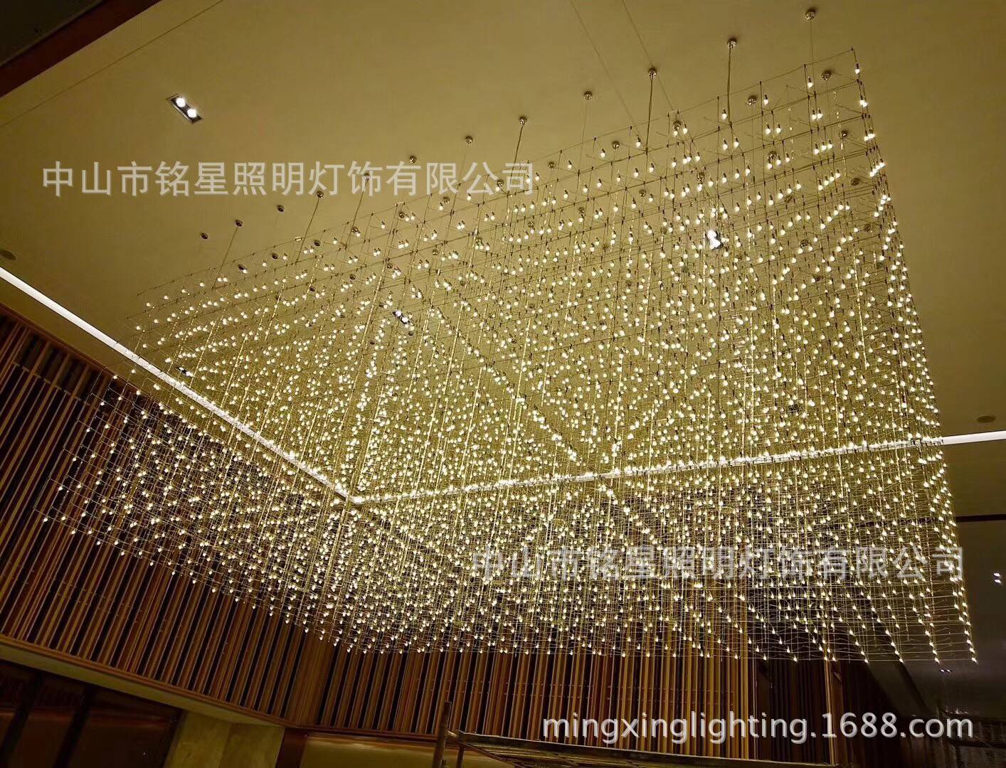 定制国外设计后现代家具展厅装饰灯LED不锈钢框架设计新款灯厂家示例图14