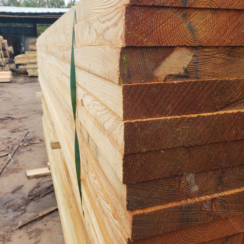 落叶松 木方枕木 木跳板实木木料 木材厂加工批发示例图3