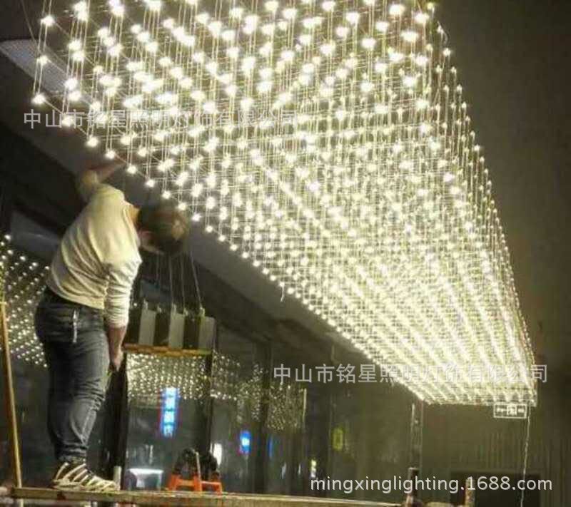 定制国外设计后现代家具展厅装饰灯LED不锈钢框架设计新款灯厂家示例图8