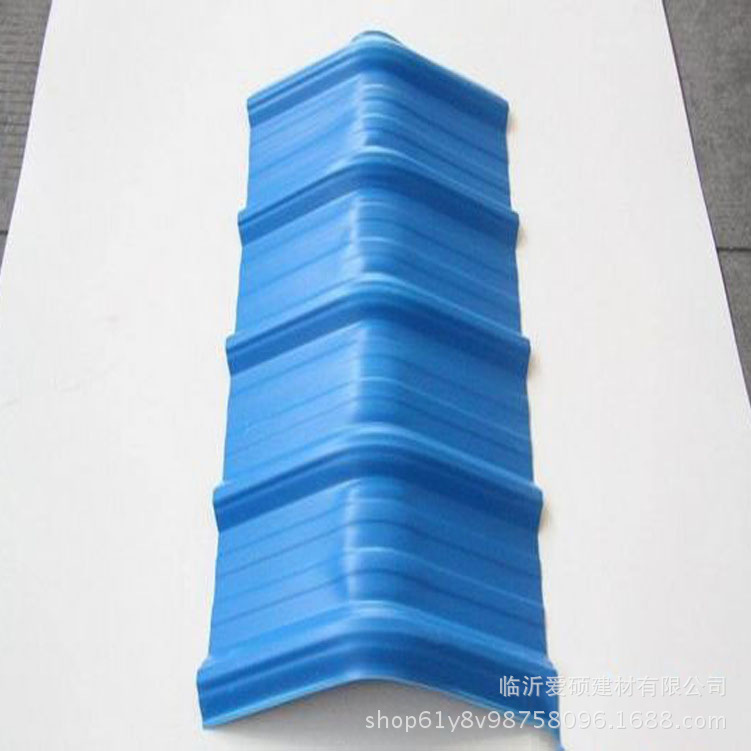 临沂1130梯型防腐屋面瓦厂家 蓝色PVC塑钢瓦批发价格示例图4