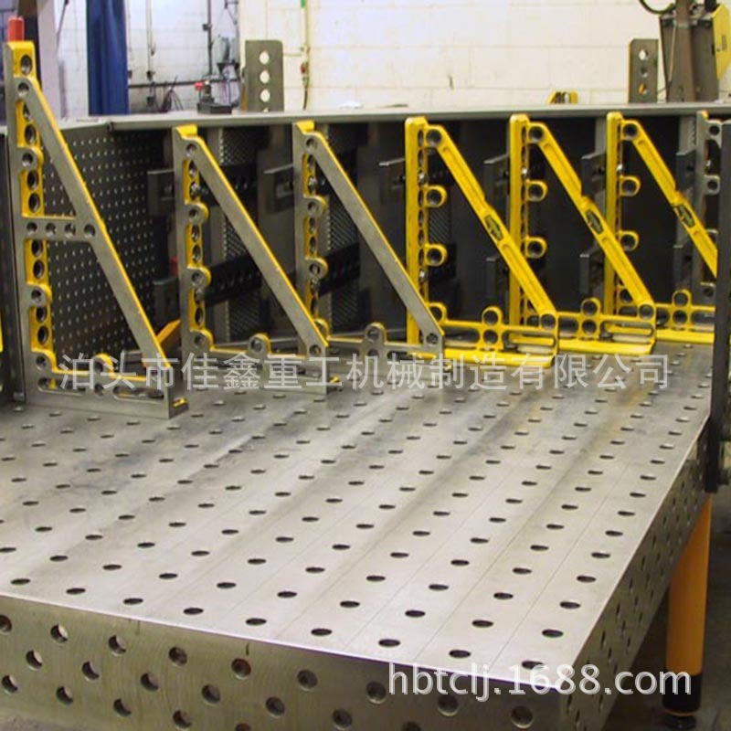 唐山2米重型铸铁钳工 装配平台 高精度三坐标工作台 多孔焊接平板示例图17