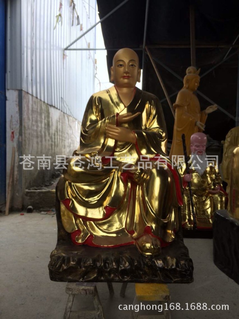 浙江温州铸造厂家定做大型铜佛像 观音菩萨铜像 送子观音铜像示例图12