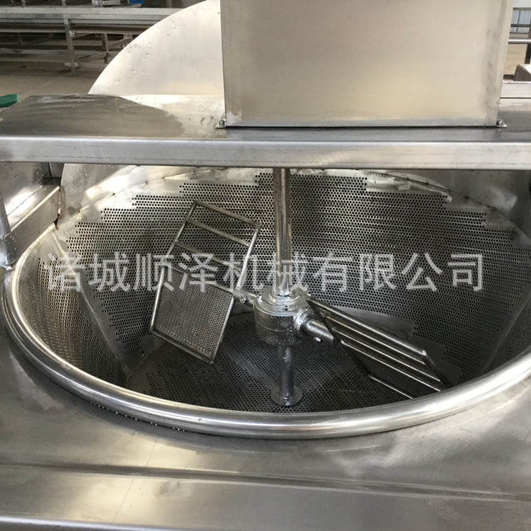 鱿鱼块油炸机 小鱼仔油炸机 小型肉制品油水分离油炸机  顺泽油炸示例图14