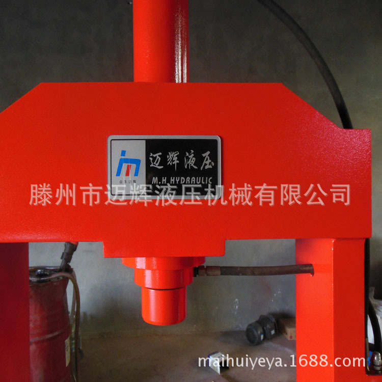 供应40吨龙门液压机 小型框架式手动轴承压装校正液压机 厂家直销示例图6