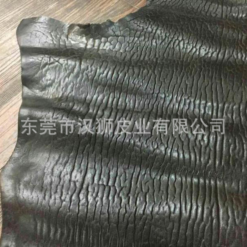 黑色整张海狗皮批高档手袋皮具真皮皮料厂家优质不带毛海狗皮皮革示例图5