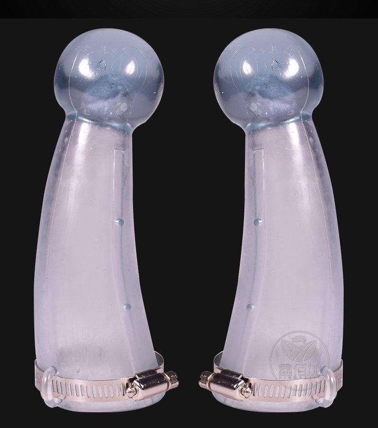 厂家直销奶牛用牛角防顶器 一对牛犊防顶器 加厚牛犄角套兽用器械示例图4