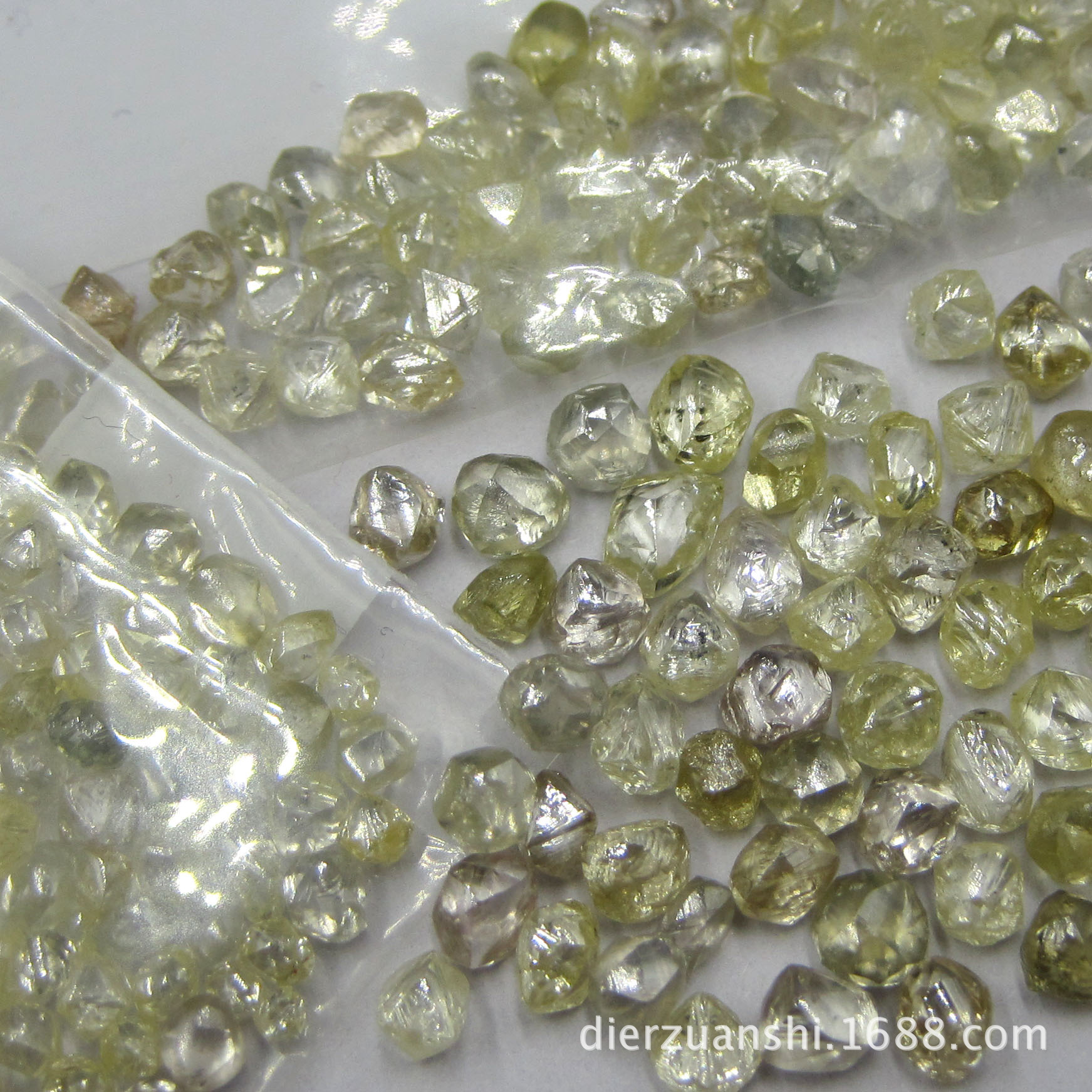 天然金刚石钻石原石颗粒透明干净超硬材料实验标本收藏示例图70