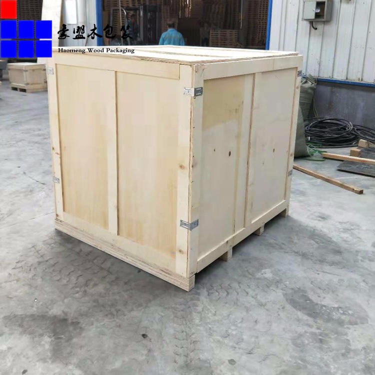 青岛保税区出口木箱一次性出口热销包装箱大尺寸订做加固出口常用图片
