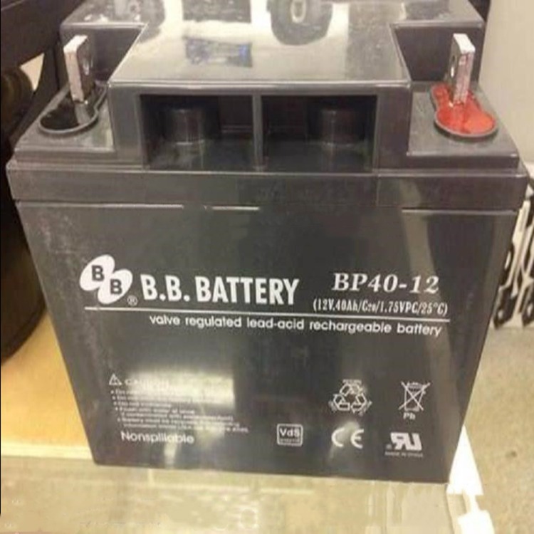 BB美美蓄电池BP40-12密封式铅酸蓄电池12V40AH UPS/EPS配套电源