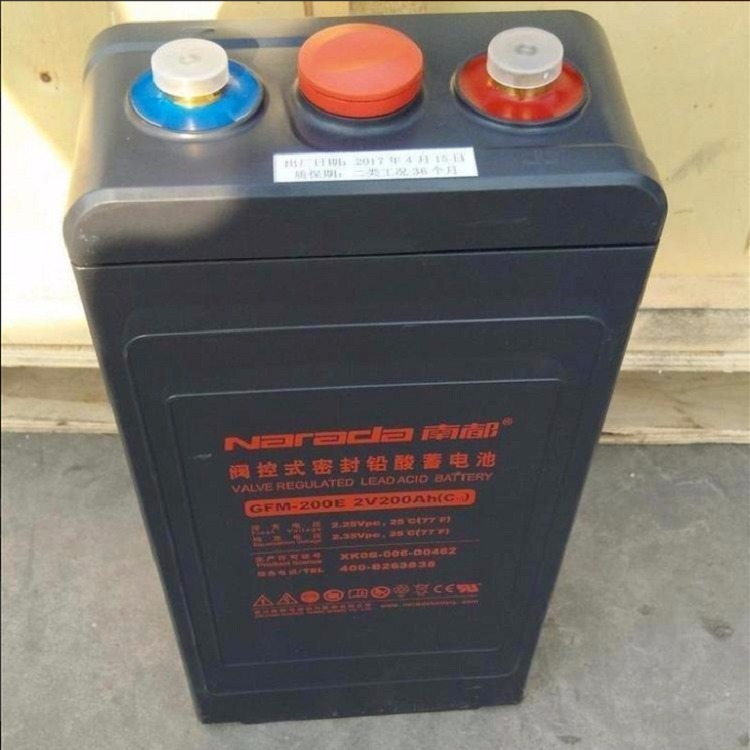 南都蓄电池GFM-200E 2V200AH工业电池 应急电源 代理批发