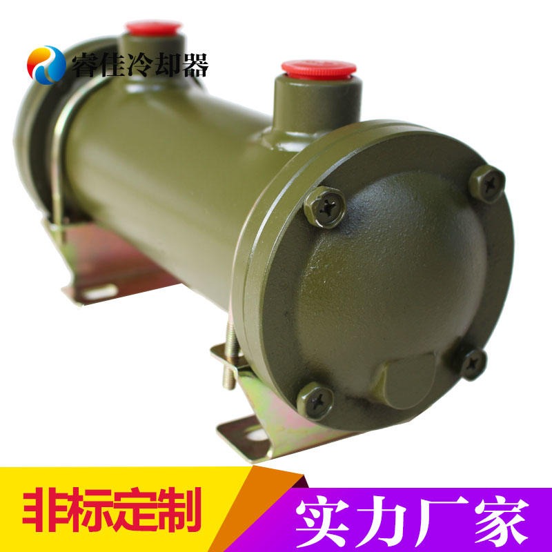 橡胶机械油冷却器  睿佳OR800紫铜管冷却器 管壳式换热器厂家