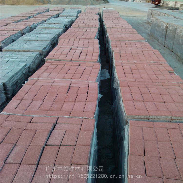 惠州惠东 仿石透水砖批发 市政道路小区透水砖 生产厂家 中领